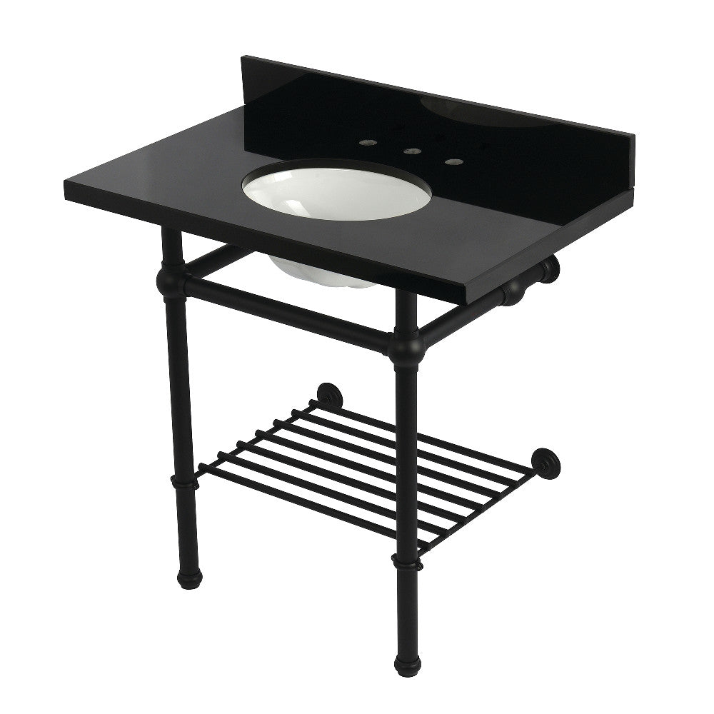 Templeton 36 Inch Console Sink in Black