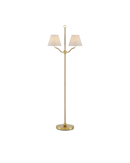 Sirocco Brass Floor Lamp