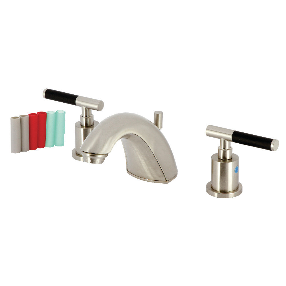 Kaiser Widespread Bathroom Faucet in Brushed Nickel