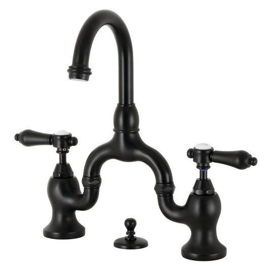 Heirloom Bridge Bathroom Faucet in Matte Black