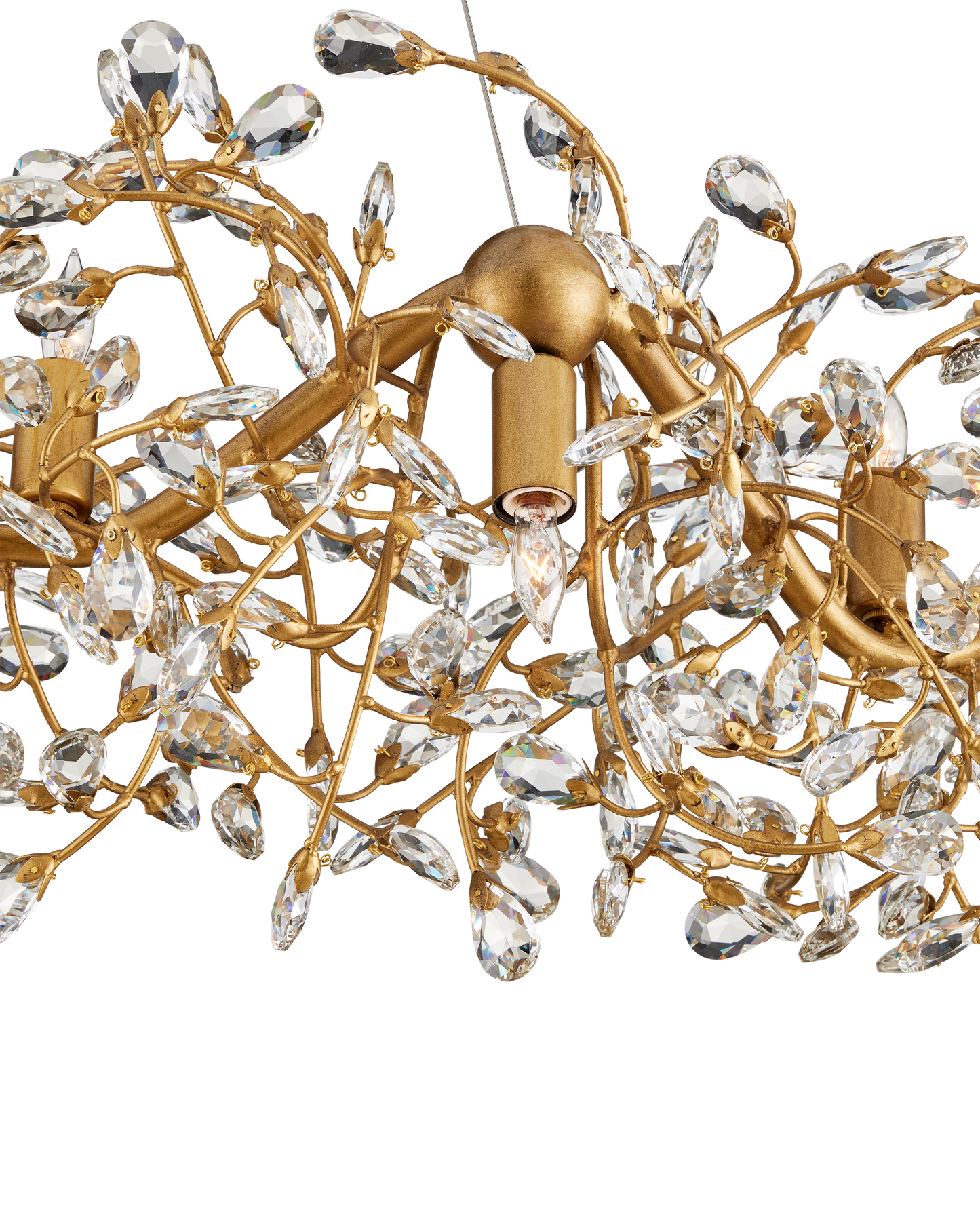 Crystal Bud Grande Ring Chandelier