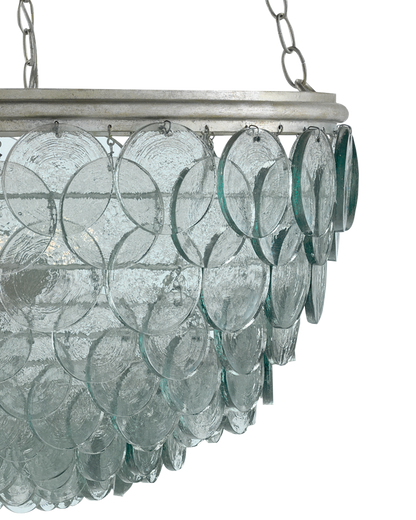 Quorum Small Recycled Glass Chandelier