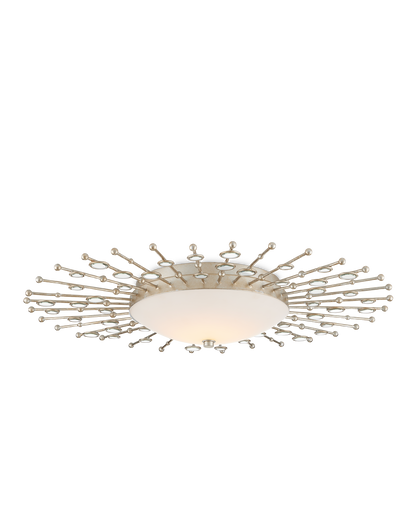 Planisphere Silver Flush Mount