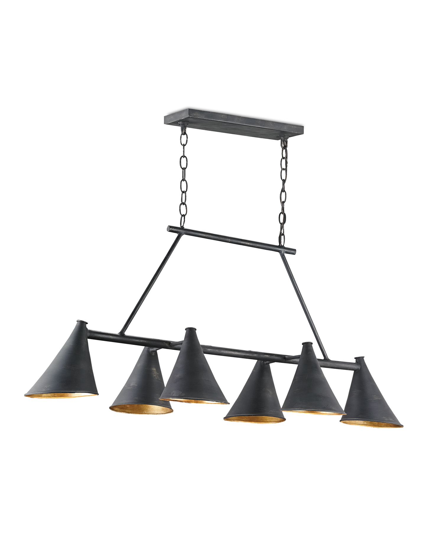 Culpepper Black Rectangular Chandelier