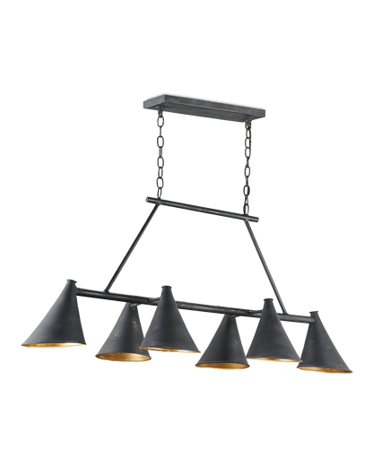 Culpepper Black Rectangular Chandelier