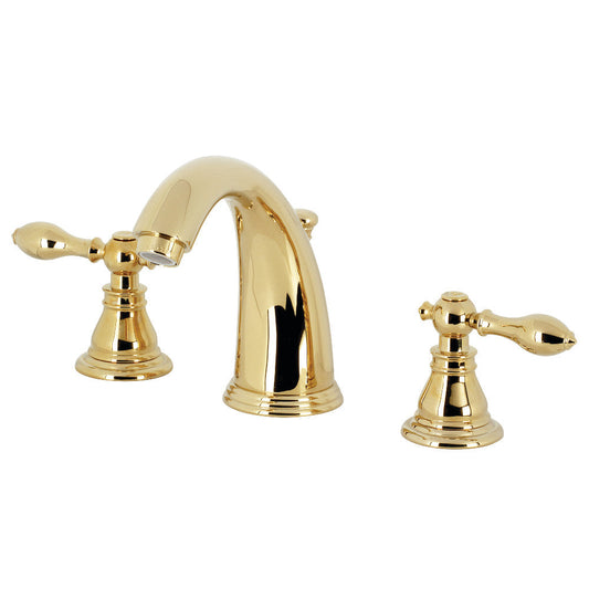 American Classic Widespread Bathroom Faucet in Polished Brass