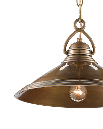 Weybright Brass Pendant