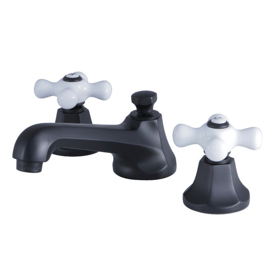 Metropolitan Widespread Bathroom Faucet in Matte Black