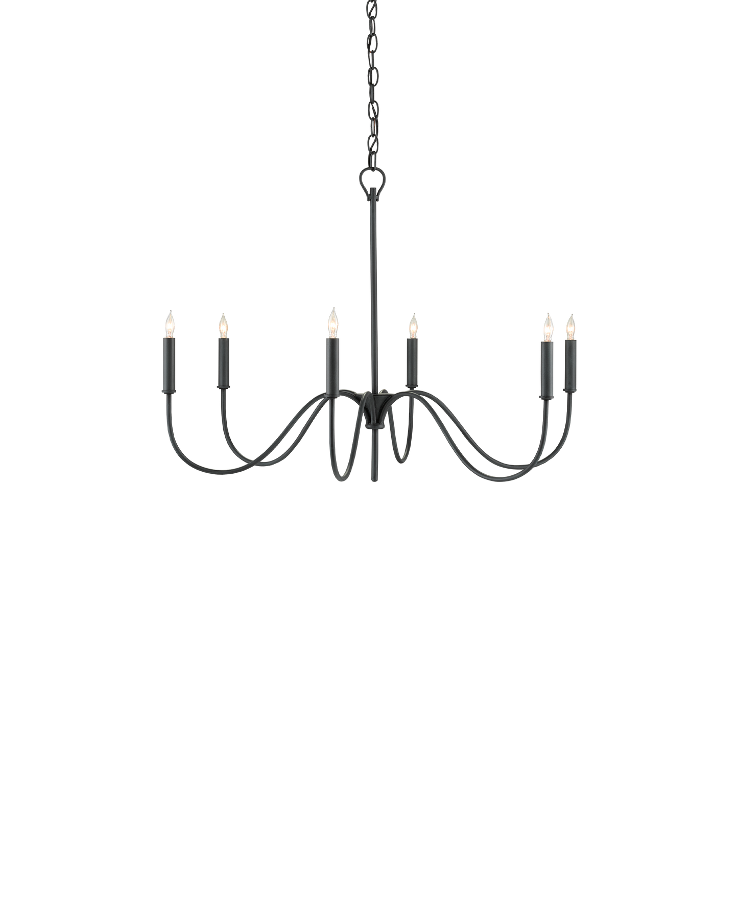 Tirrell Small Black Chandelier
