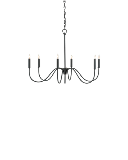 Tirrell Small Black Chandelier