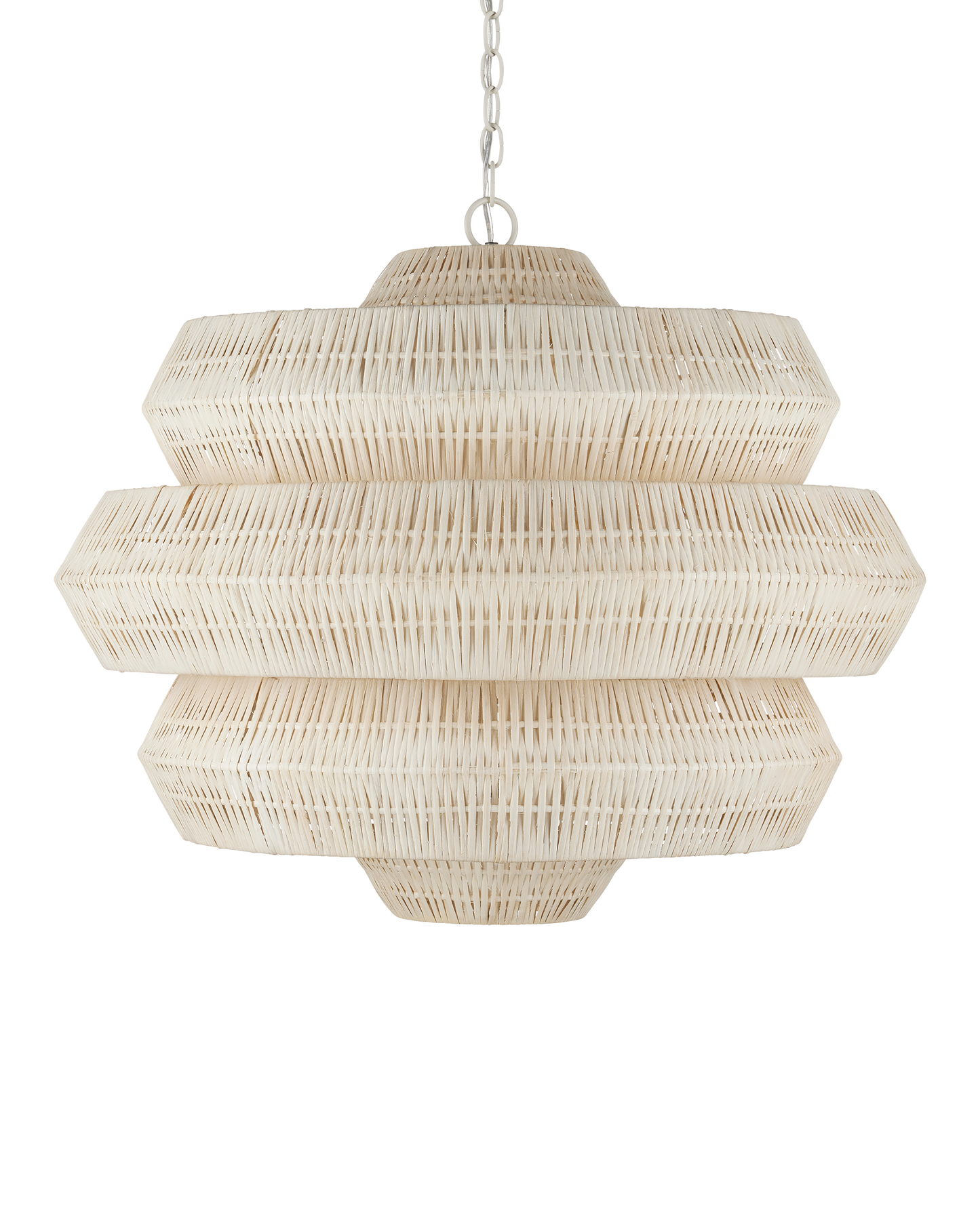 Antibes Medium White Chandelier