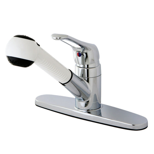 Wyndham Pull-Out Kitchen Faucet in Polished Chrome