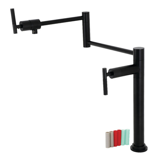 Kaiser Pot Filler Faucet in Matte Black