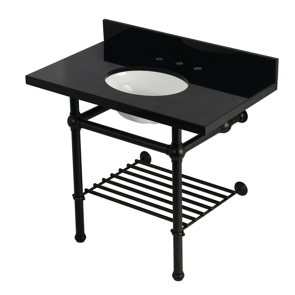 Templeton 36 Inch Console Sink in Oil Rubbed Bronze