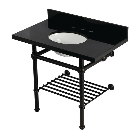 Templeton 36 Inch Console Sink in Oil Rubbed Bronze