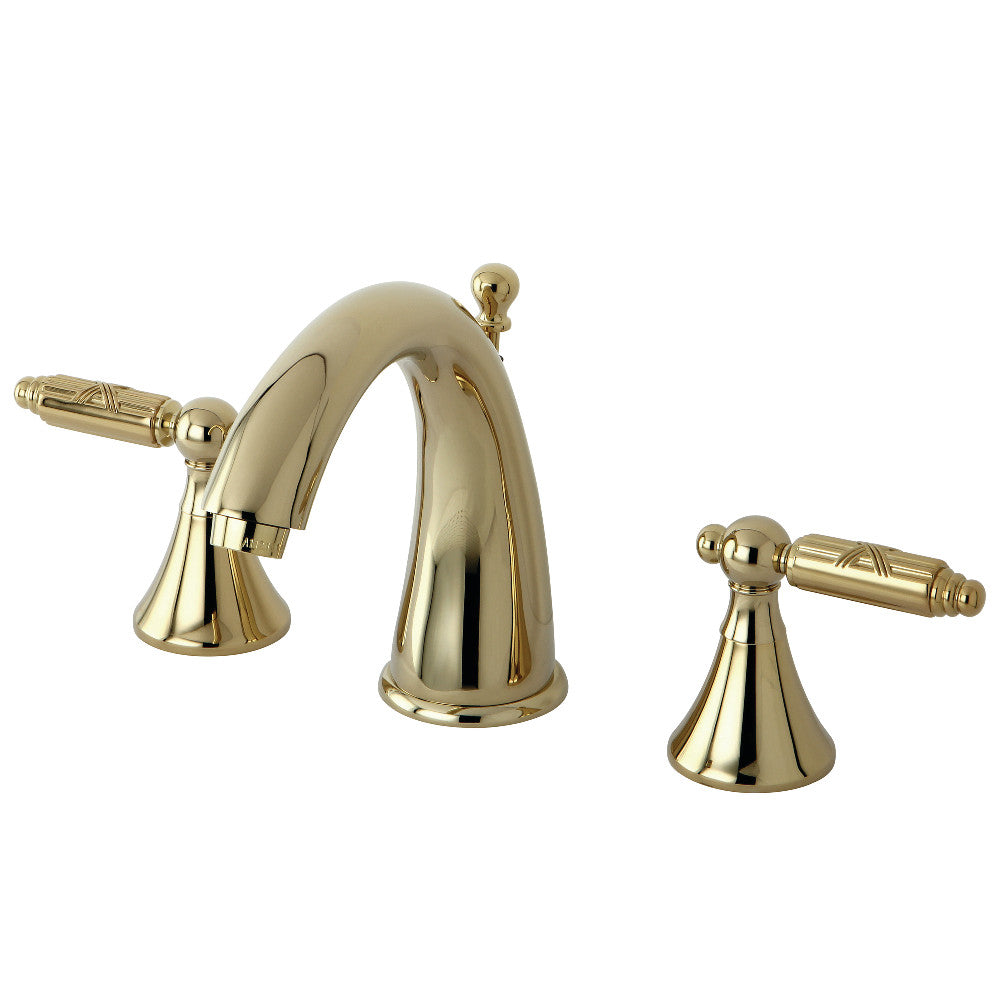Elinvar Widespread Bathroom Faucet in Polished Brass
