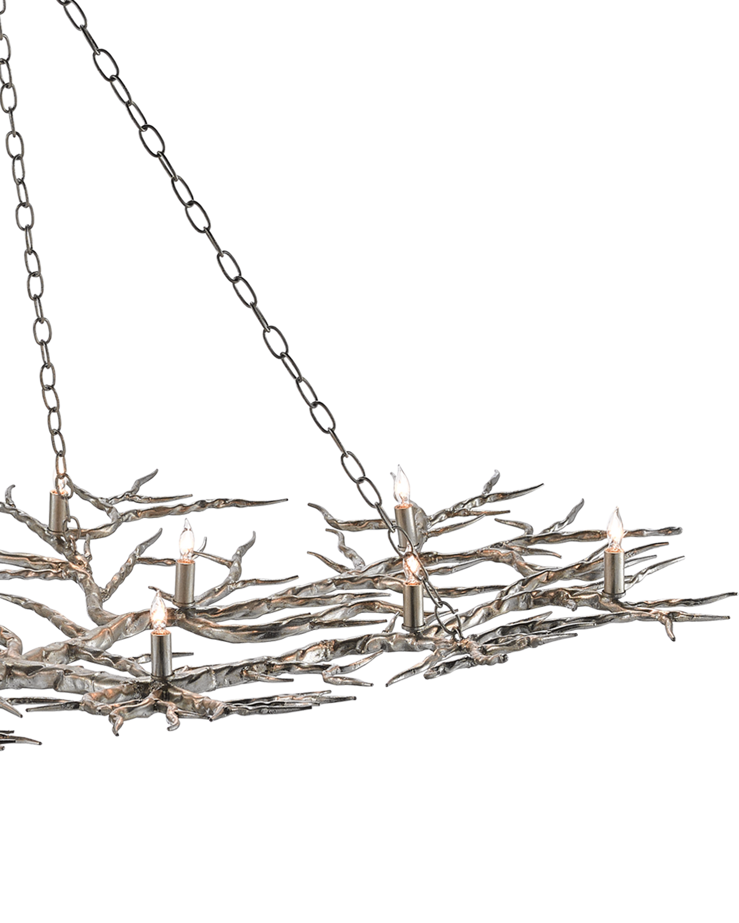 Rainforest Large Silver Chandelier