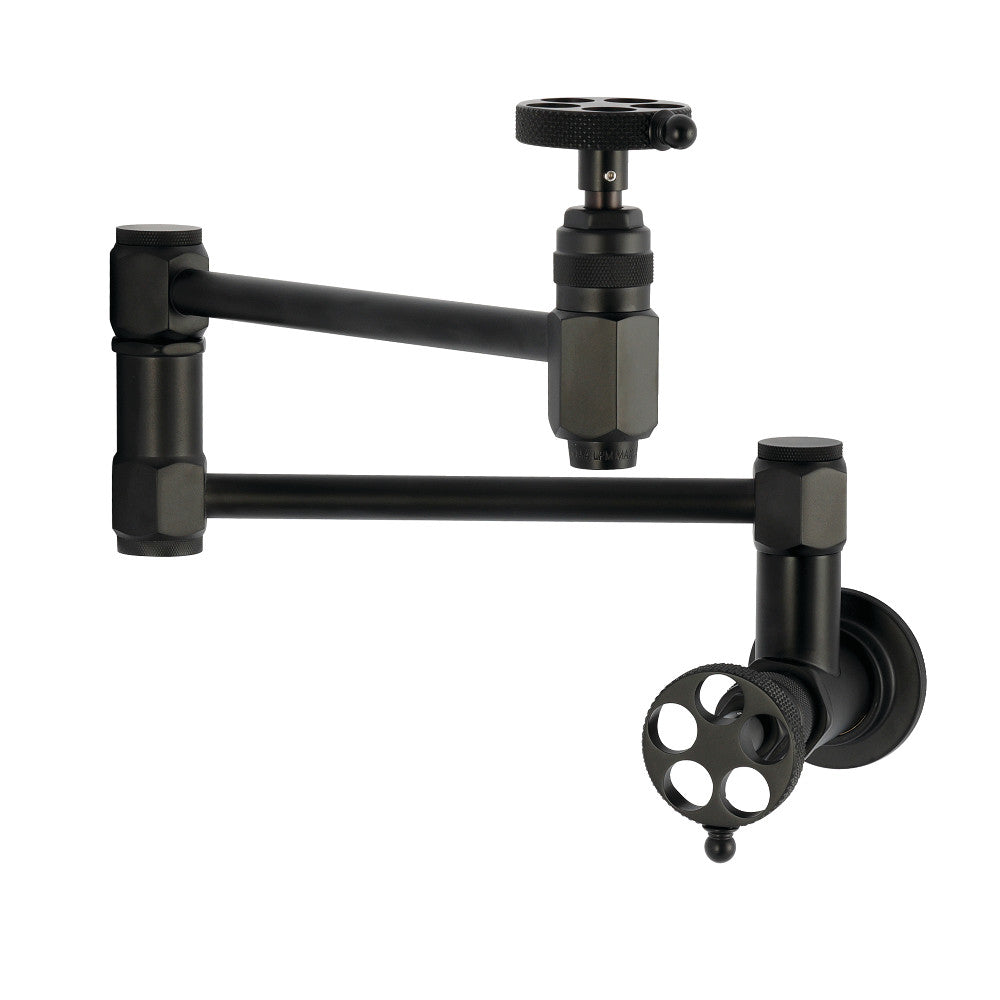 Webb Pot Filler Faucet in Matte Black