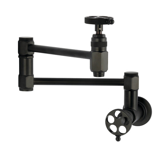 Webb Pot Filler Faucet in Matte Black