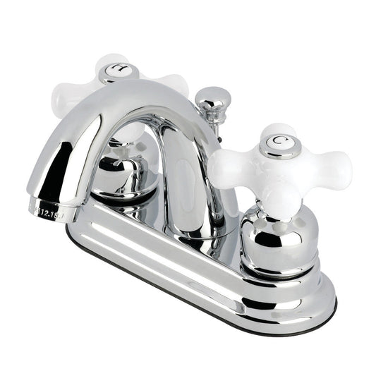 Restoration 4 Inch Centerset Bathroom Faucet in Polished Chrome