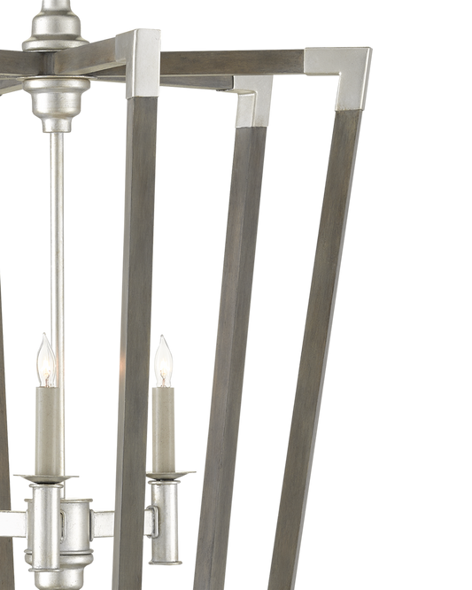 Bastian Medium Gray Lantern