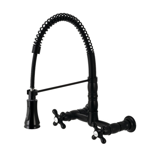 Heritage Pre-Rinse Kitchen Faucet in Matte Black