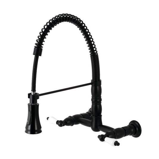 Heritage Pre-Rinse Kitchen Faucet in Matte Black