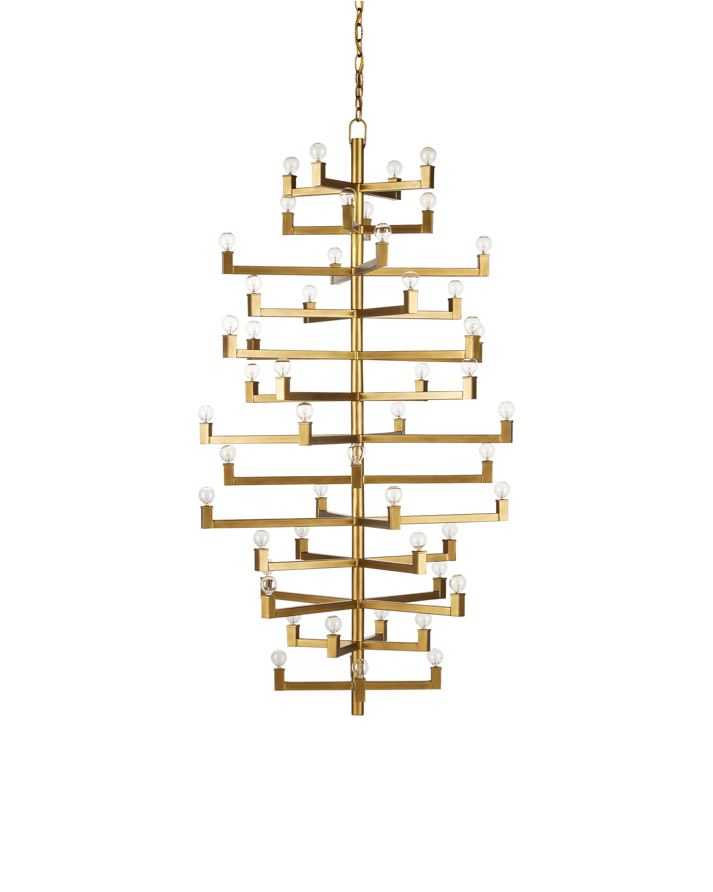 Andre Grande Brass Chandelier