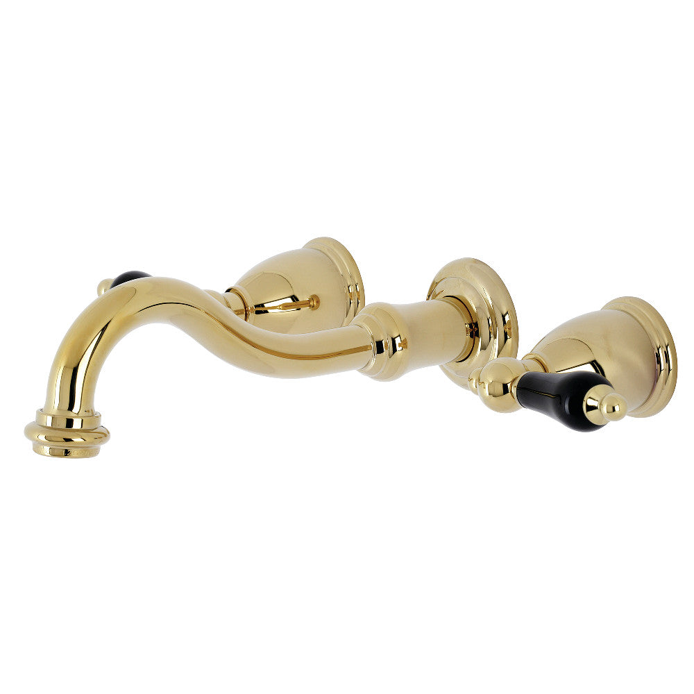 Duchess Wall-Mount Bathroom Faucet in Polished Brass