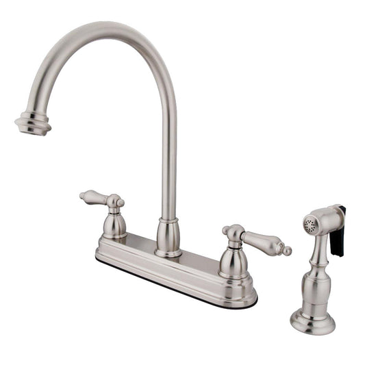 Restoration Centerset Kitchen Faucet in Brushed Nickel