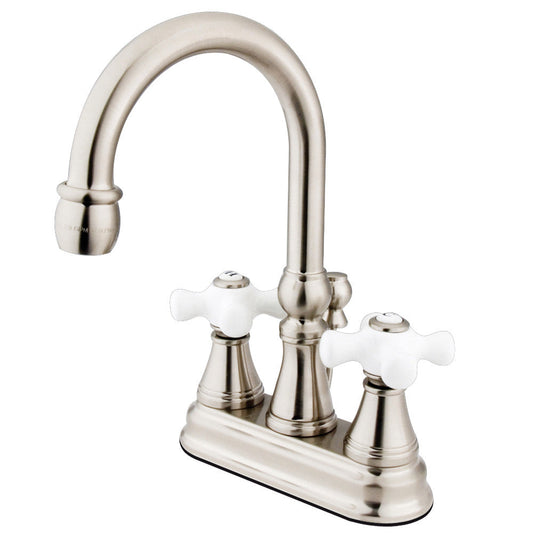 Governor 4 Inch Centerset Bathroom Faucet in Brushed Nickel