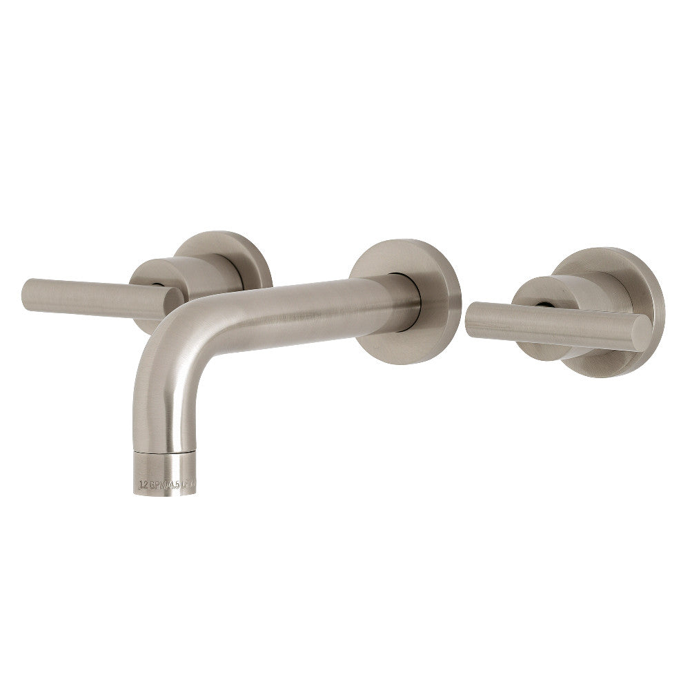 Manhattan Wall-Mount Bathroom Faucet in Brushed Nickel