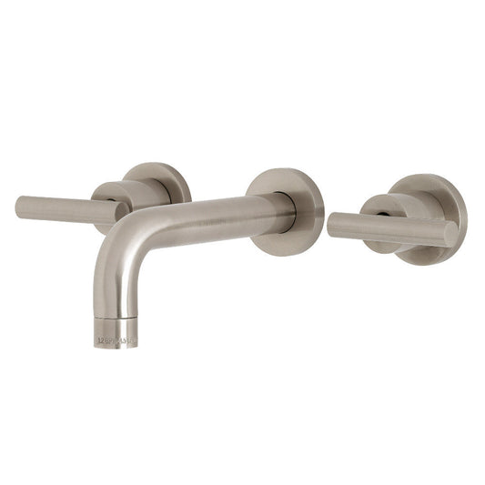 Manhattan Wall-Mount Bathroom Faucet in Brushed Nickel