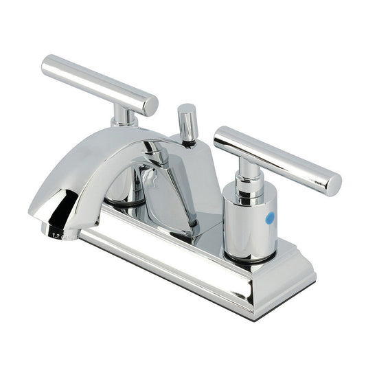 Manhattan 4 Inch Centerset Bathroom Faucet in Polished Chrome