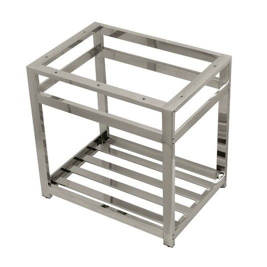 Kingston Commercial 31 Inch Console Sink in Polished Nickel