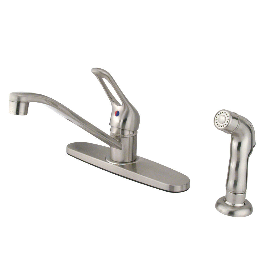 Wyndham Centerset Kitchen Faucet in Brushed Nickel