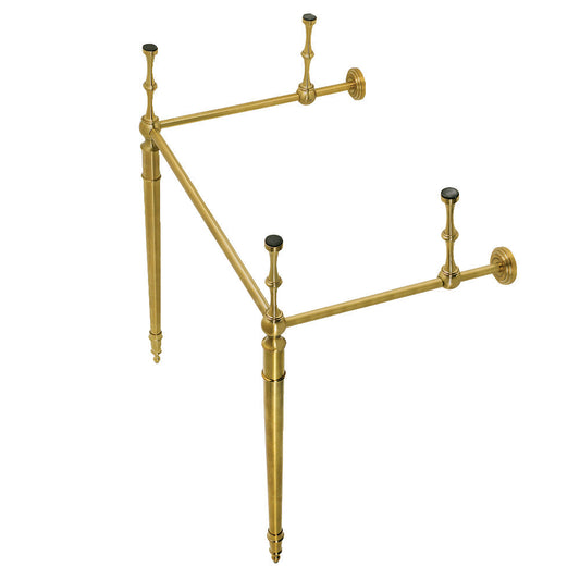 Edwardian 22.31 Inch Console Sink in Brushed Brass