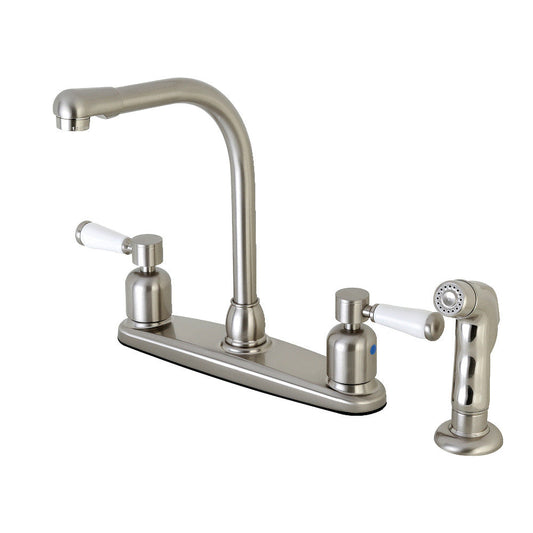 Paris Centerset Kitchen Faucet in Brushed Nickel