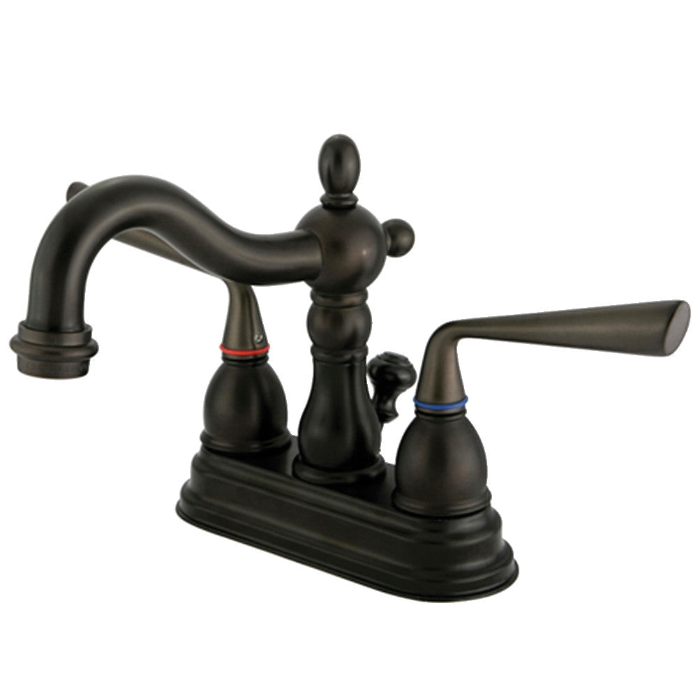 Silver Sage 4 Inch Centerset Bathroom Faucet in Oil Rubbed Bronze