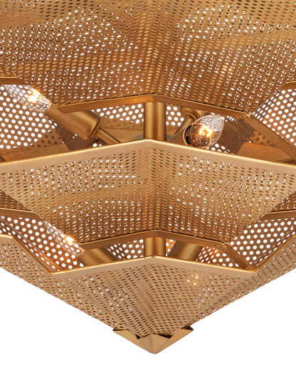 Hanway Gold Chandelier