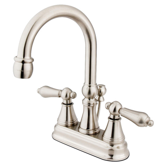 Governor 4 Inch Centerset Bathroom Faucet in Brushed Nickel