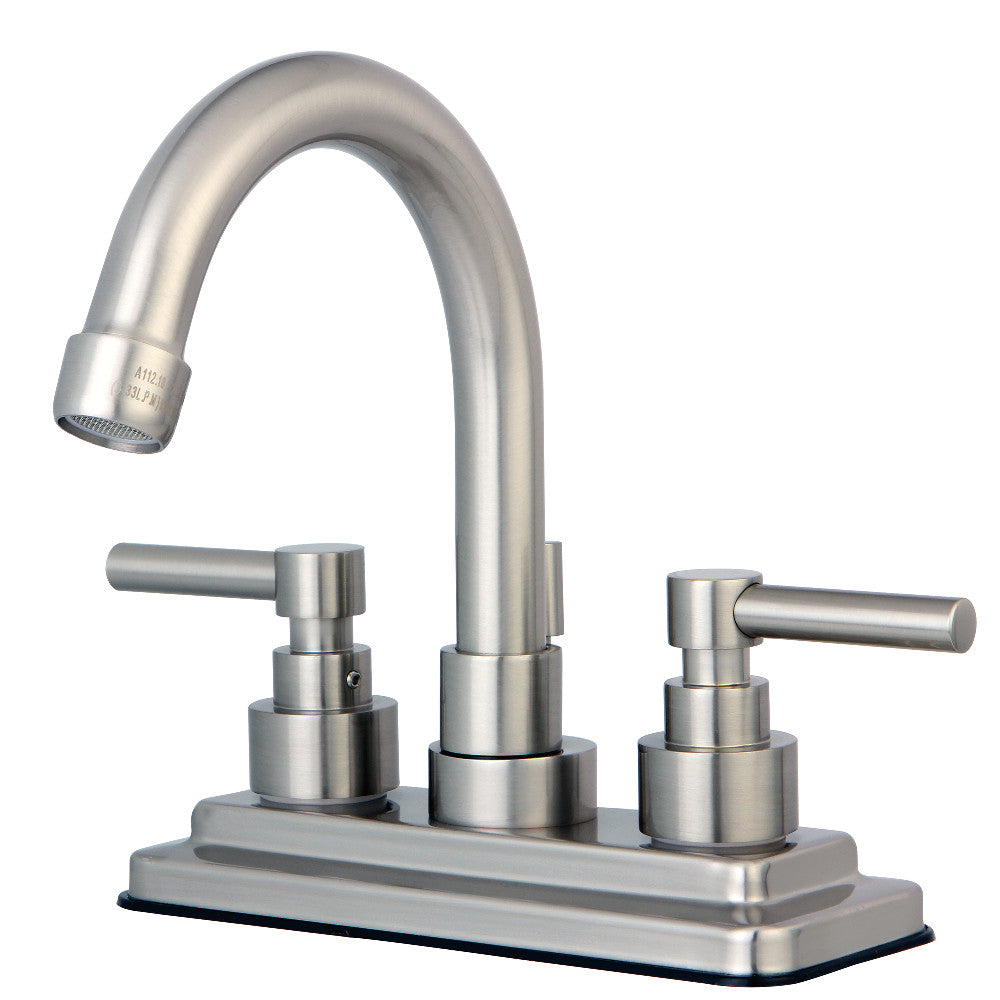 Elinvar 4 Inch Centerset Bathroom Faucet in Brushed Nickel