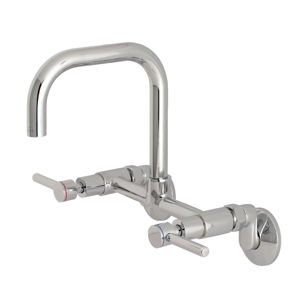 Concord Wall Mount Kitchen Faucet in Polished Chrome