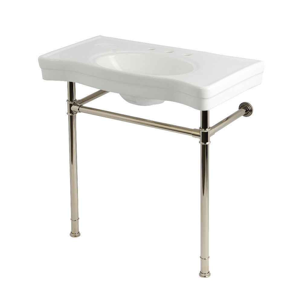 Imperial 35.81 Inch Console Sink in White