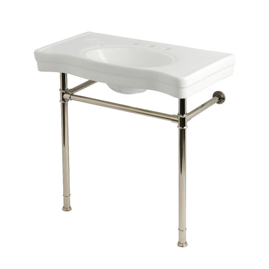 Imperial 35.81 Inch Console Sink in White