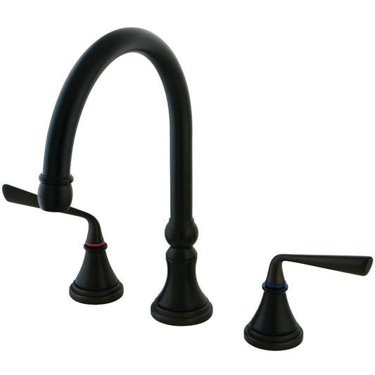 Silver Sage Widespread Kitchen Faucet in Oil Rubbed Bronze