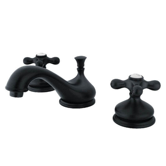 Heritage Widespread Bathroom Faucet in Matte Black