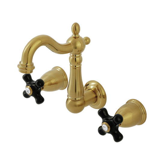 Duchess Wall-Mount Bathroom Faucet in Brushed Brass