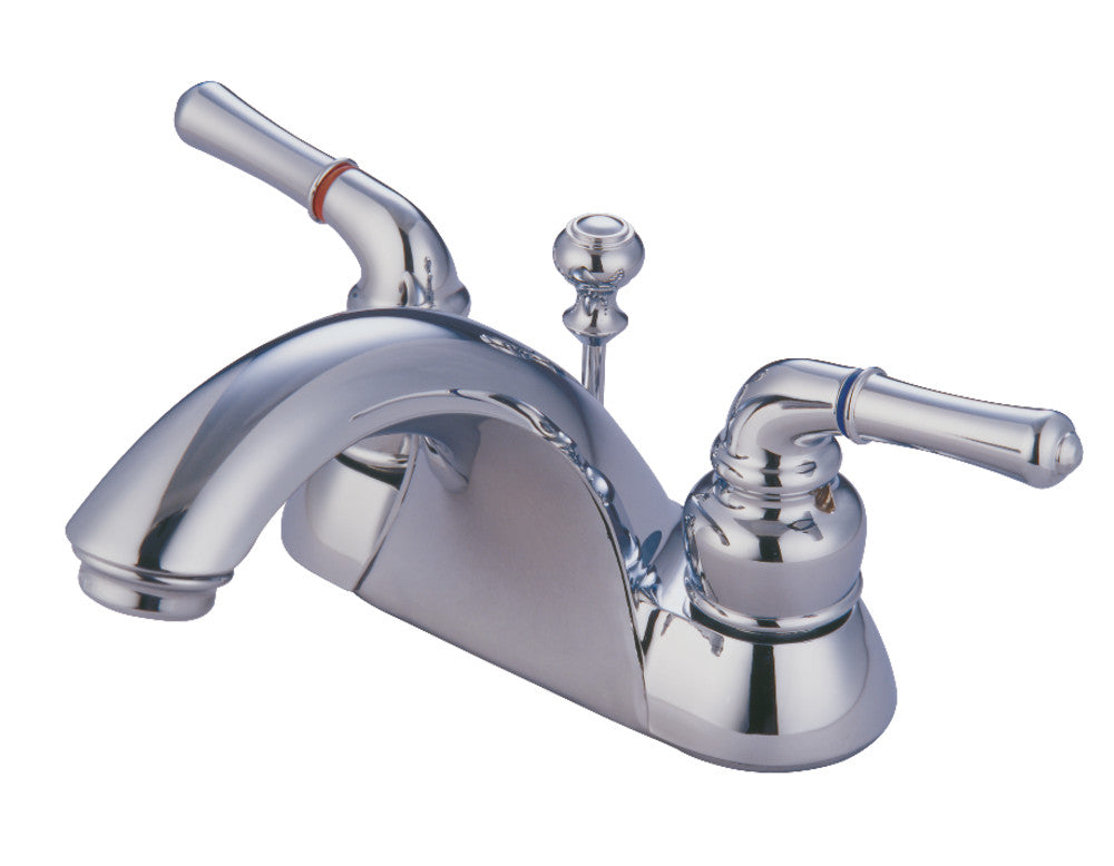 Naples 4 Inch Centerset Bathroom Faucet in Polished Chrome