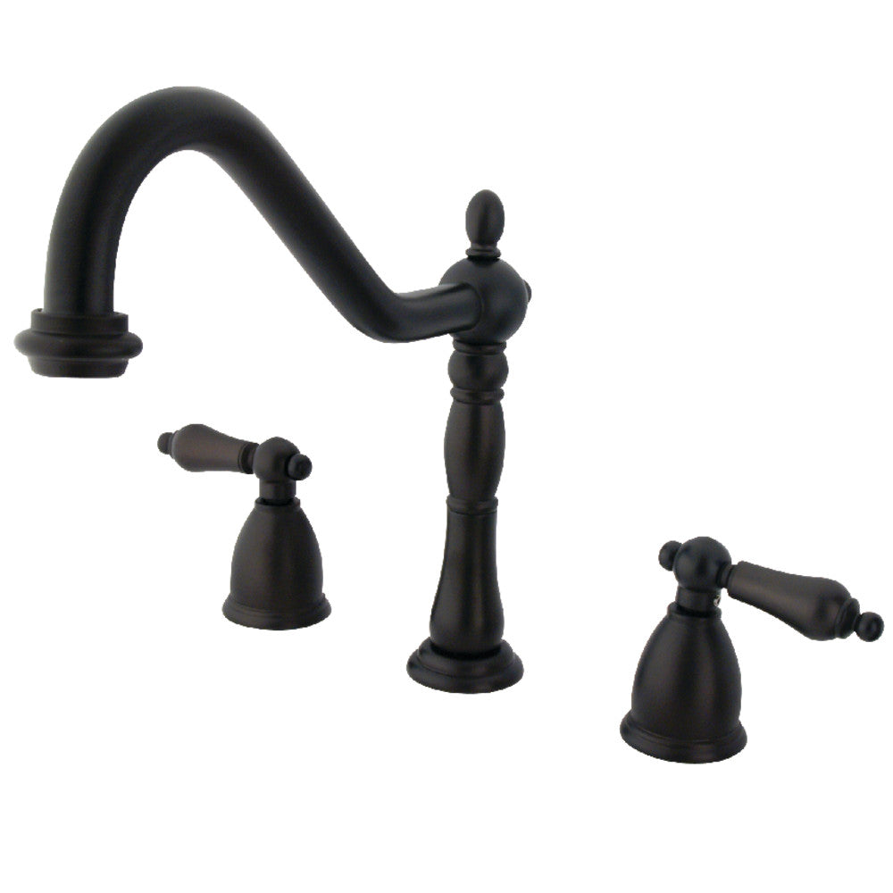 Heritage Widespread Kitchen Faucet in Oil Rubbed Bronze